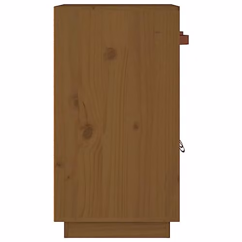 vidaXL Solid Wood Pine Sideboard, Honey Brown, W/D/H: 65.5 x 40 x 75 cm – 4