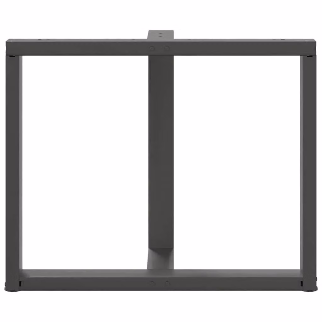 Berkfield Home T-Shaped Dining Table Legs, 2 Piece Steel Set in Anthracite and Black, W/D/H: 90 x 35 x 72.5 cm – 3