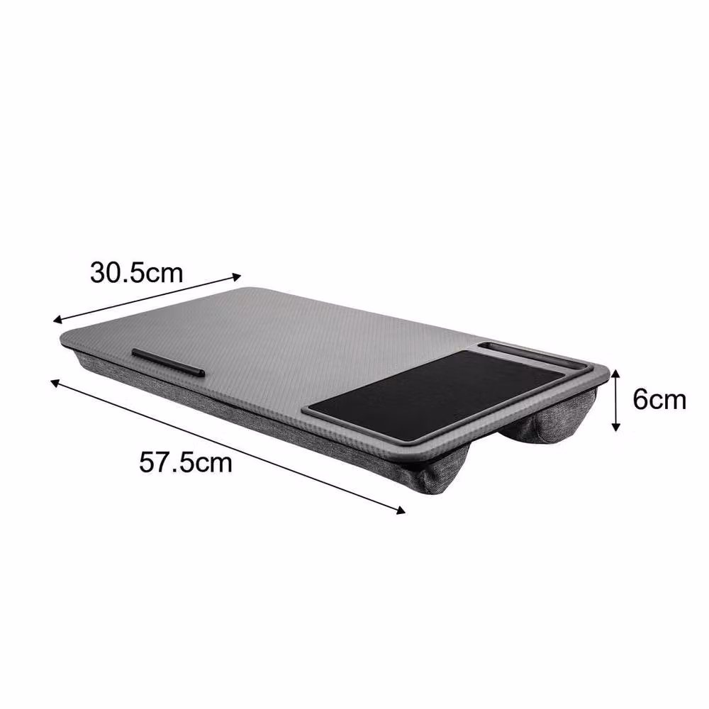 EONLION Laptop Cushion Tray Table Lap Desk in Dark Grey, 100 cm – 2