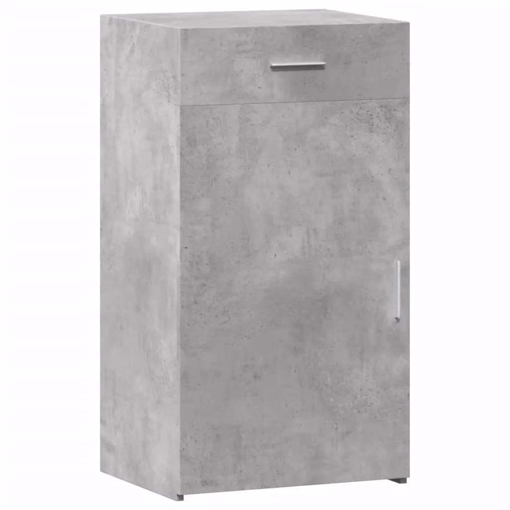 Berkfield Home Sideboard in Concrete Grey, W/D/H: 50 x 42.5 x 93 cm – 2