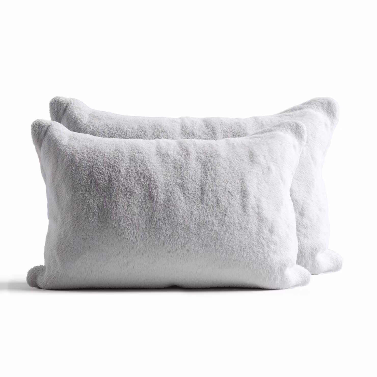 Snug City White Teddy Fleece Pillow Case Set of 2, W: 48 cm x H: 74 cm – 2
