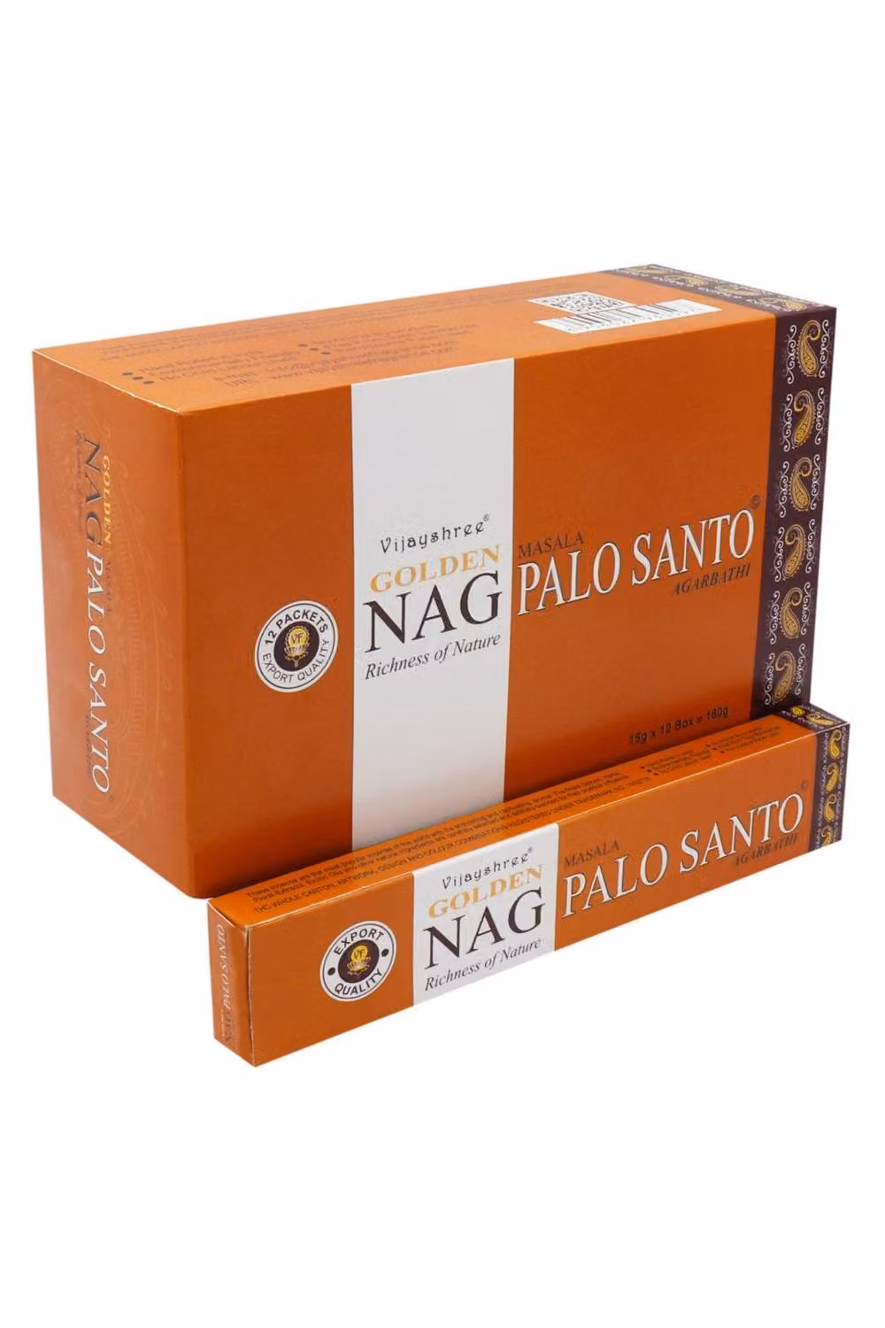 KDMD Golden Nag Palo Santo Incense Sticks for Cleansing and Relaxation, 15g, Orange – 2