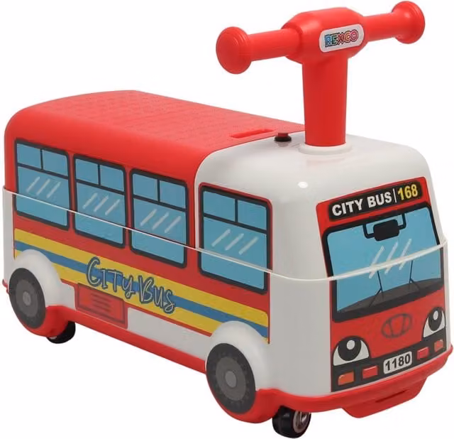 Rexco Red Sensory Motor Vehicle with Light and Sound for Kids