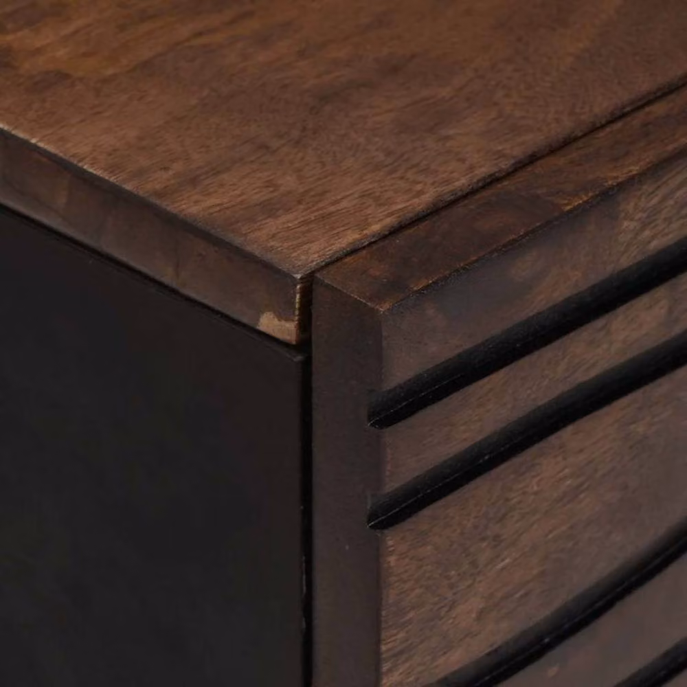 Berkfield Home Brown Rectangular Coffee Table in Wood and MDF, W/D/H: 100 x 54 x 40 cm – 3