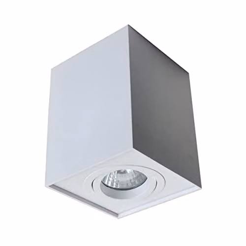 Netlighting Zumaline Quadro Square Surface Mounted Downlight, White, 1x GU10