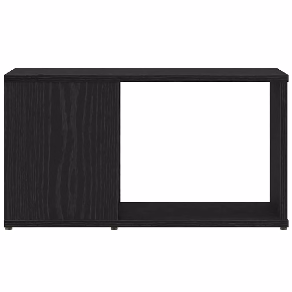 Berkfield Home Black Oak TV Cabinet in Matt MDF, W/D/H: 60 x 24 x 32 cm – 5