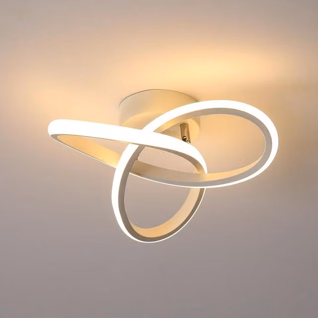 COMELY 22W LED Flower Ceiling Light in White with 3000K Warm White Glow