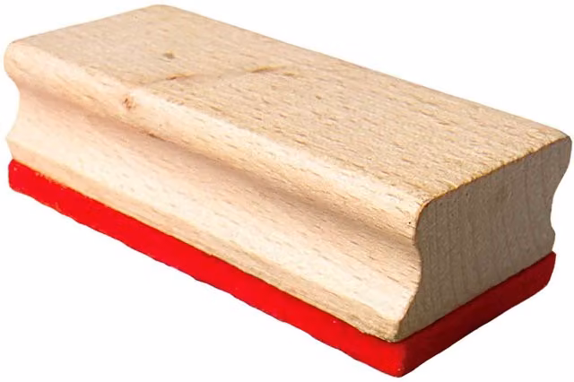 SES Creative Red Wooden Blackboard Eraser