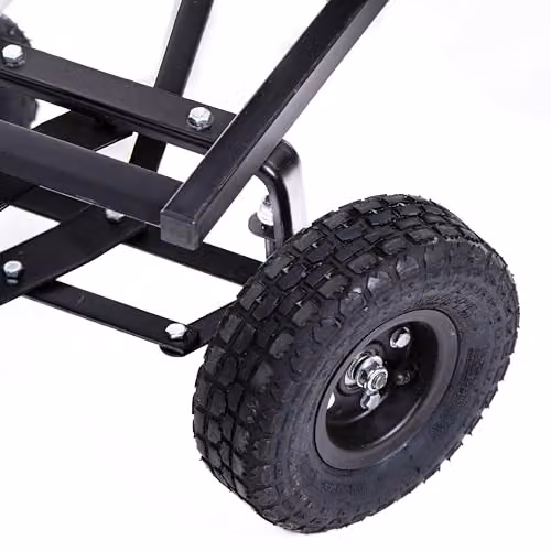 Garden Gear Grey Heavy Duty Dump Truck Utility Trolley with 75L Capacity and 10 inch Wheels – 5