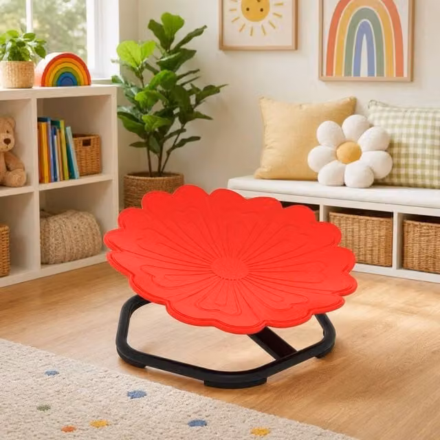 STILVORA Children's Sensory Swivel Chair in Red