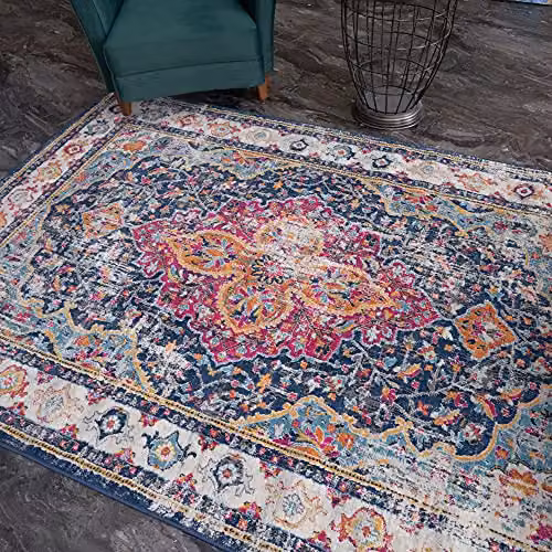 THE RUGS Multicoloured Traditional Oriental Rug, W/D: 120 x 170 cm – 1