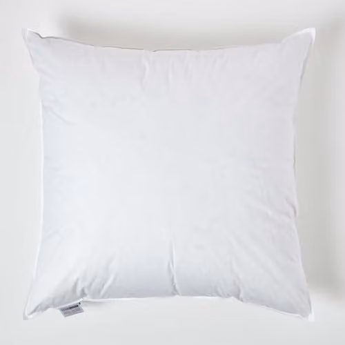 Homescapes White Duck Feather and Down Cushion Inserts, W/D/H: 65 x 65 x 65 cm