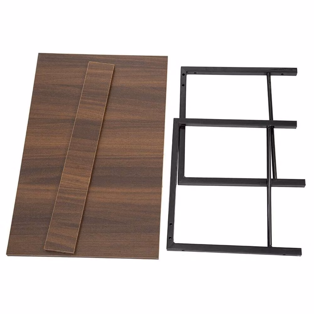 Nordara Brown Desktop Printer Stand with Storage Shelf for Home Office, W/D/H: 100 x 36 x 35 cm – 3