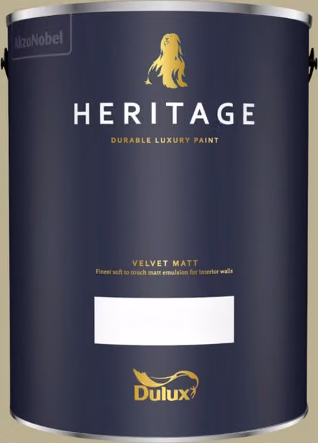 Dulux Trade Heritage Matt Dispersion Paint in Veranda Green, 5 l