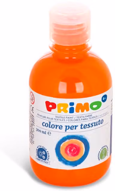 Primo Textile Paint Orange and Red, 300ml