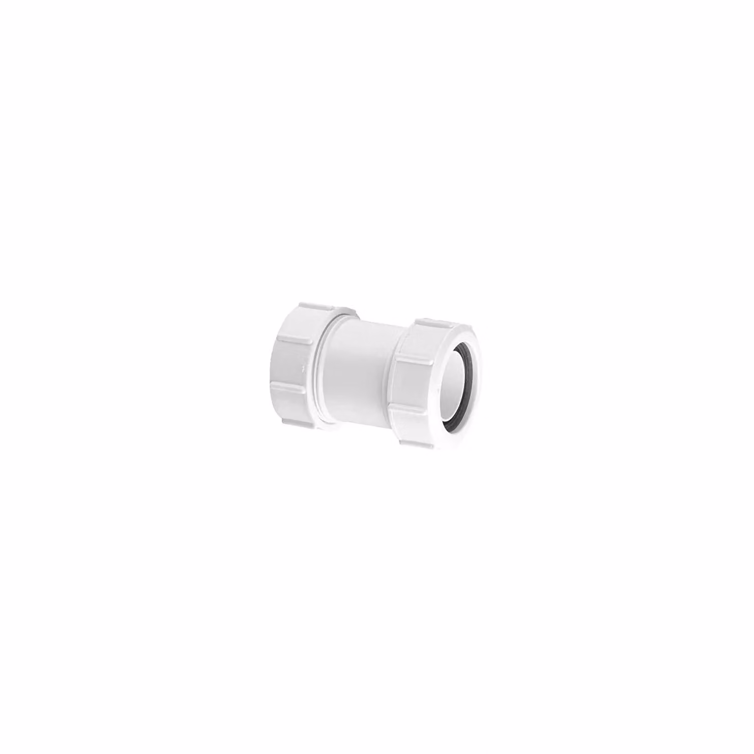 McAlpine 2 inch Multifit Straight Connector Coupling in White – 2