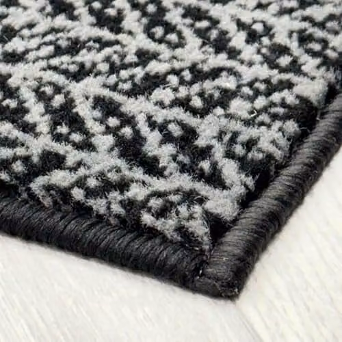 runrug Empire Black Oriental Hallway Runner Rug, W/D/H: 70 x 180 x 0.9 cm – 3