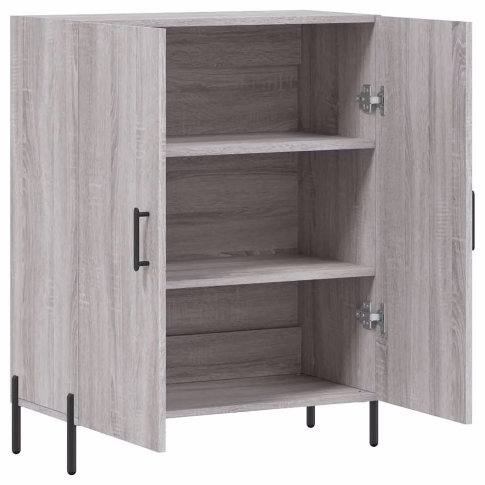 Berkfield Home Grey Sonoma Sideboard in Engineered Wood, W: 69.5 cm, D: 34 cm, H: 90 cm – 3