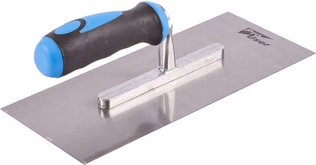 Pro User Steel Plastering Trowel, Blue, W: 12 cm, L: 28 cm