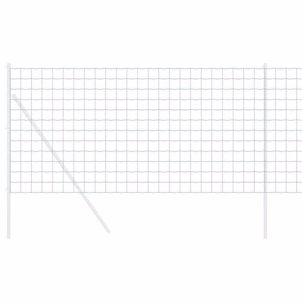 Berkfield Home Euro Fence Green 1, 4x10 m PVC-Coated Steel Rectangular Fence – 3