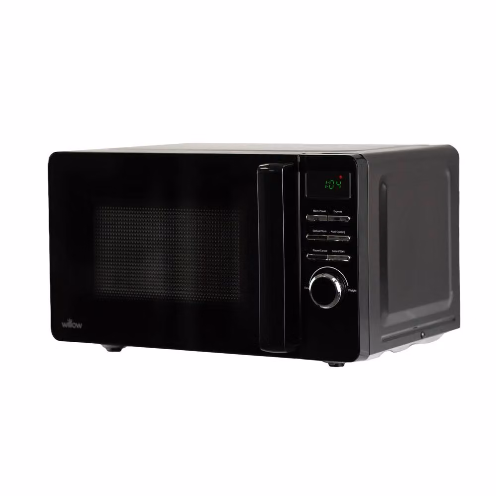 Willow 20L 800W Solo Digital Countertop Microwave - Black – 2