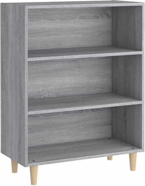 Berkfield Home Grey Sonoma Sideboard, W/D/H: 69.5 x 32.5 x 90 cm