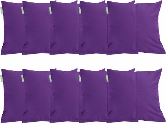 Gardenista Purple Square Garden Scatter Cushion, W/D/H: 45.72 x 45.72 x 45.72 cm