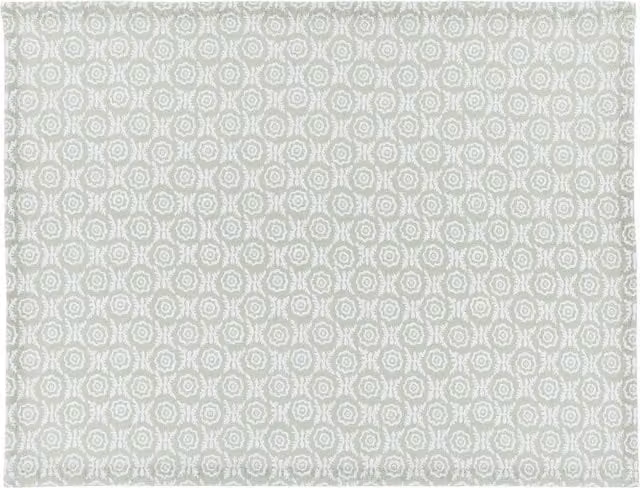 Murmur Thea Floral Cotton Placemat in Mourne Green