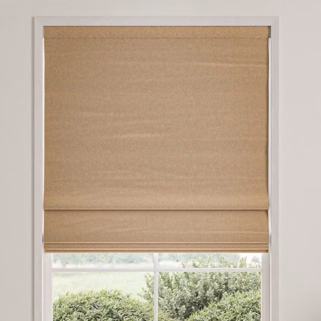 William Morris Reed Made To Measure Blackout Roman Blind in Clay