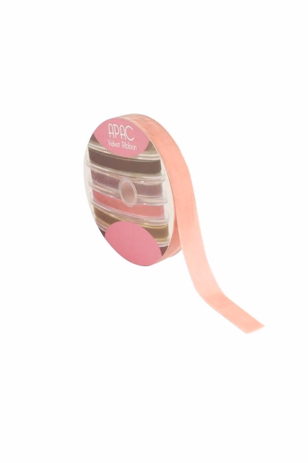 KDMD Baby Pink Velvet Ribbon, Width: 2.5 cm, Length: 20 m – 3