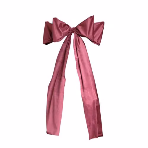 Melody Maison Extra Large Red Christmas Bow Tree Topper - W: 70 cm, H: 140 cm – 4
