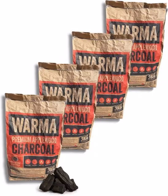 Warma Black Wood Charcoal 4 kg