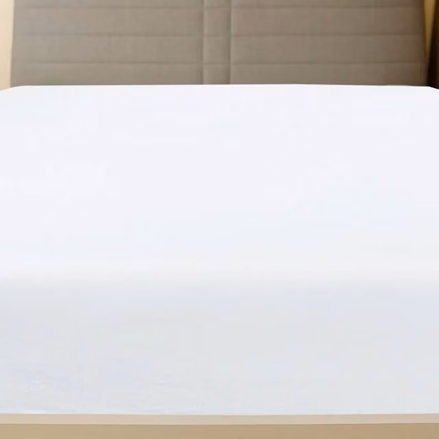 Berkfield Home 2-Piece White Cotton Jersey Fitted Sheets, W/D/H: 140 x 200 cm