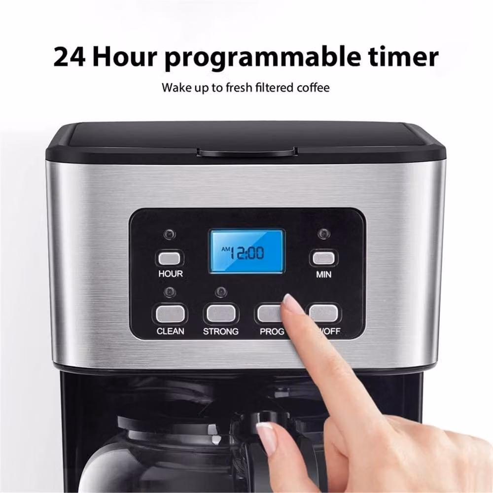 SPETLEK 1.5L Filter Coffee Machine with Glass Jug in Black – 3