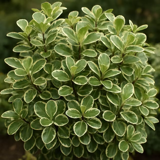 The Rose Press Garden Pittosporum Malahide Evergreen Shrub Hedge Plant in Apple Green