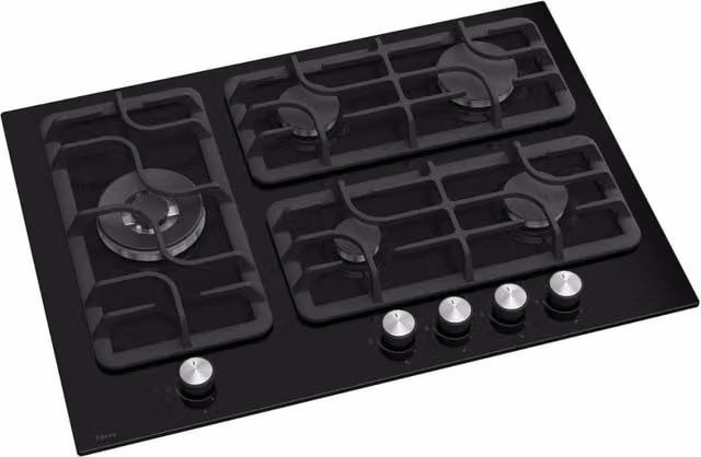 Ferre 70cm Built-in 5 Burner Gas Hob, Black