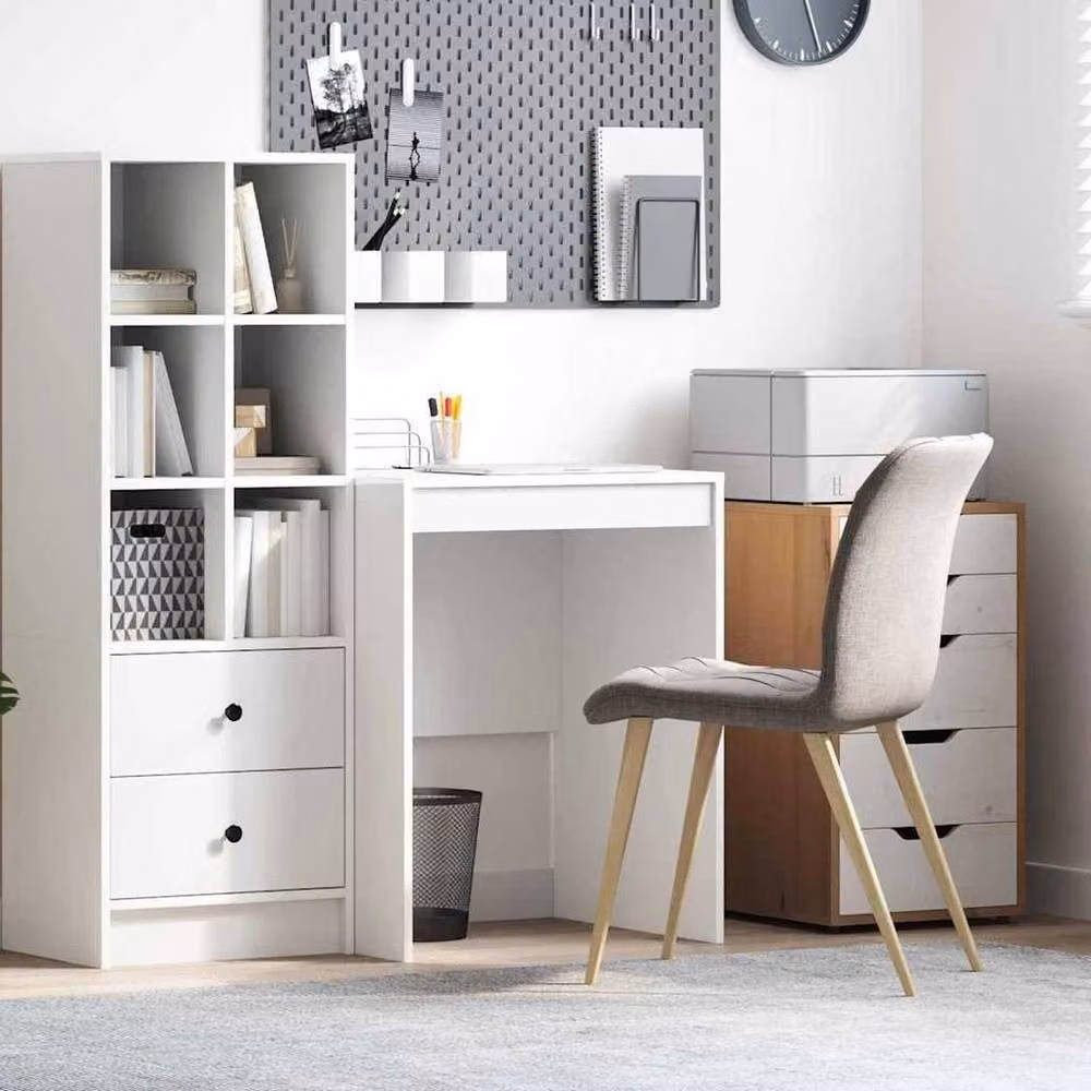 FORGEVIO Modern White Writing Desk W/D/H: 60 x 50 x 76 cm – 2