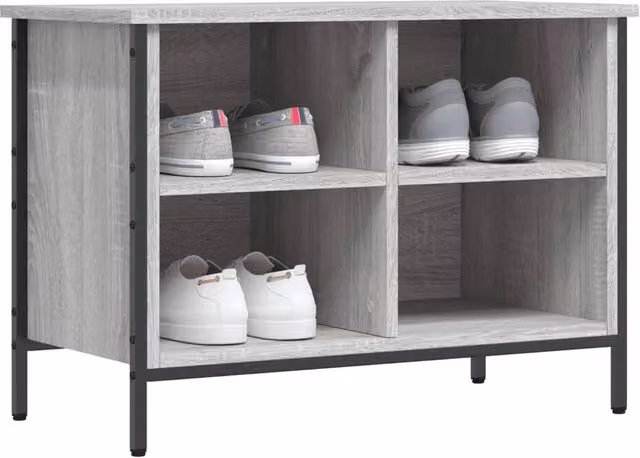 Berkfield Home Grey Sonoma Shoe Cabinet W/D/H: 69 x 35 x 50 cm – 1