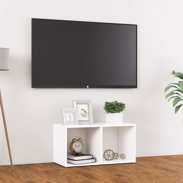 Berkfield Home White TV Cabinet W/D/H: 72 x 35 x 36.5 cm – 1