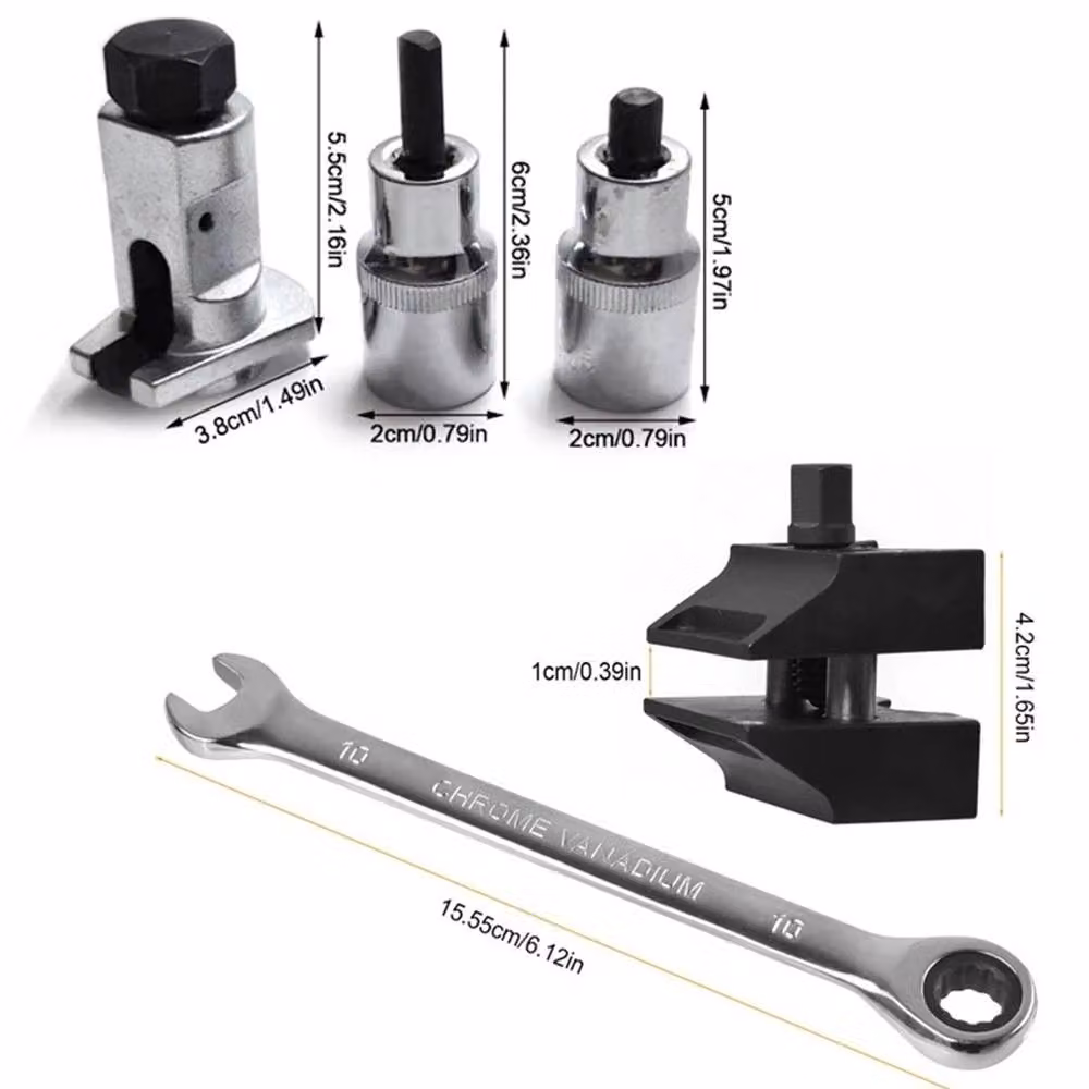 Ventryn 5-Piece Black Steel Suspension Strut Splitter Wheel Hub and Steering Expander Tool Set – 2