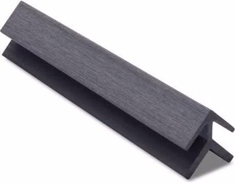 Ecoscape Composite Panel Cladding External Corner Trim, 3.6m, Argent