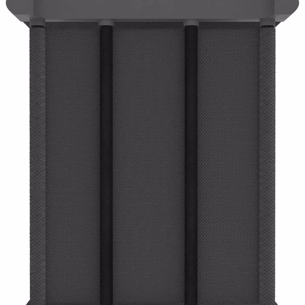Berkfield Home Modern 4-Cube Display Shelf with Boxes in Grey, W/D/H: 69 x 30 x 72.5 cm – 2