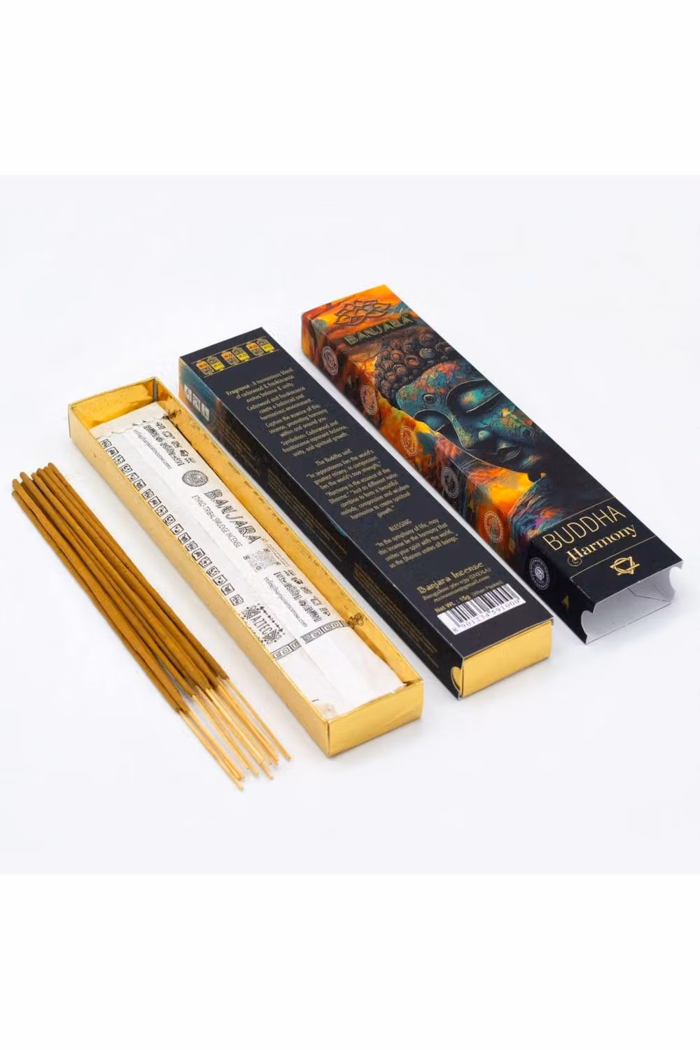 KDMD Banjara Buddha Handcrafted Multicolour Wood Incense Holder for Meditation and Decor – 2