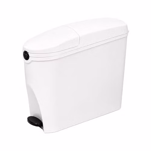 ProKleen White Pedal Operated Sanitary Bin 20L Capacity