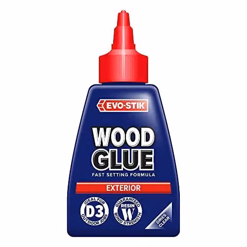 Bostik Transparent Rapid Setting Dispersion Wood Glue, 145 ml