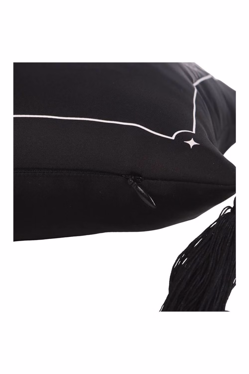 KDMD Dying to Sleep Satin Cushion in Black – 3