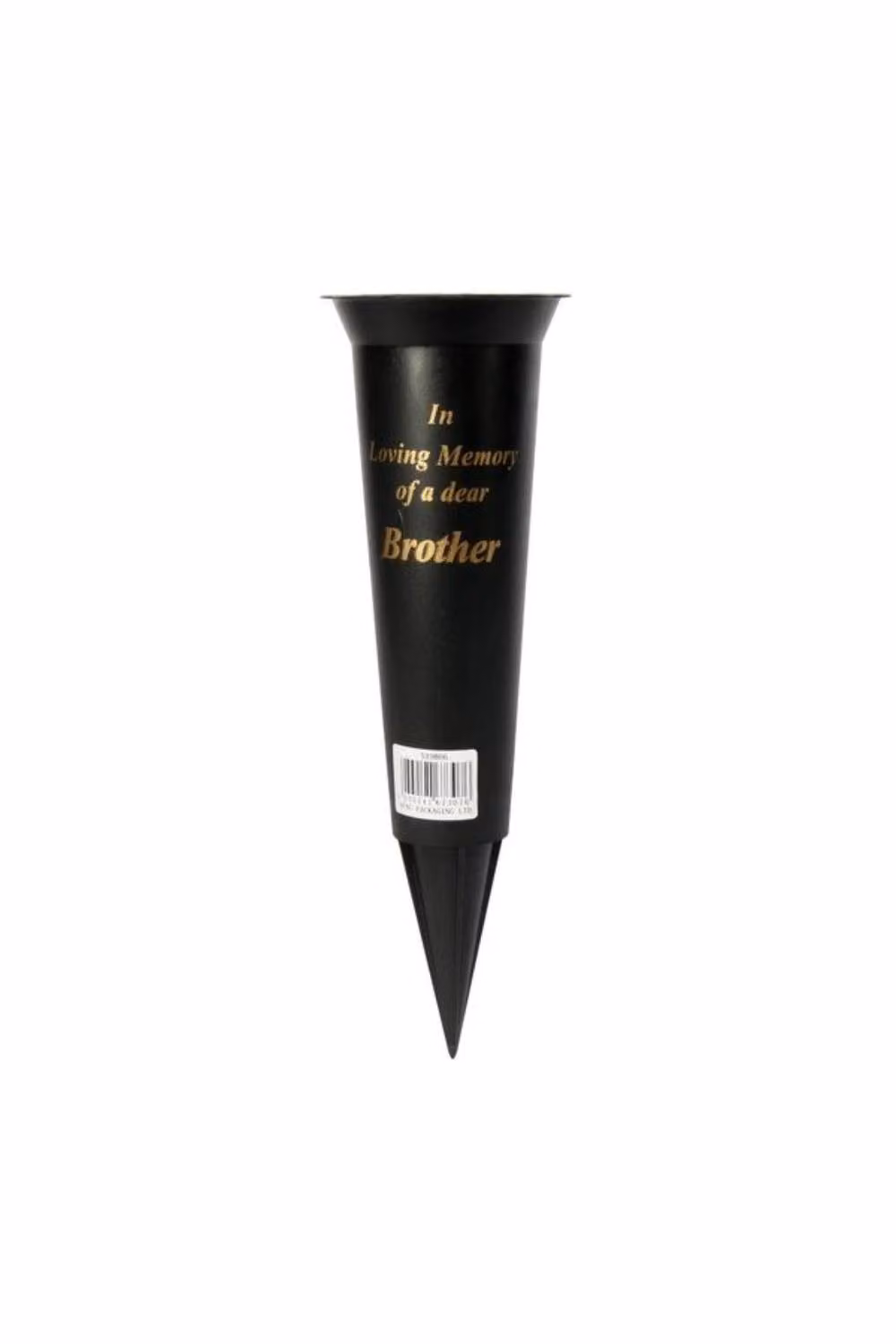 KDMD Black and Gold Condolence Grave Vase Set, 5 Pack, Height: 23 cm – 2