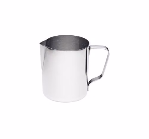 KitchenCraft Stainless Steel Milk Frothing Jug, Silver, 350 ml – 1