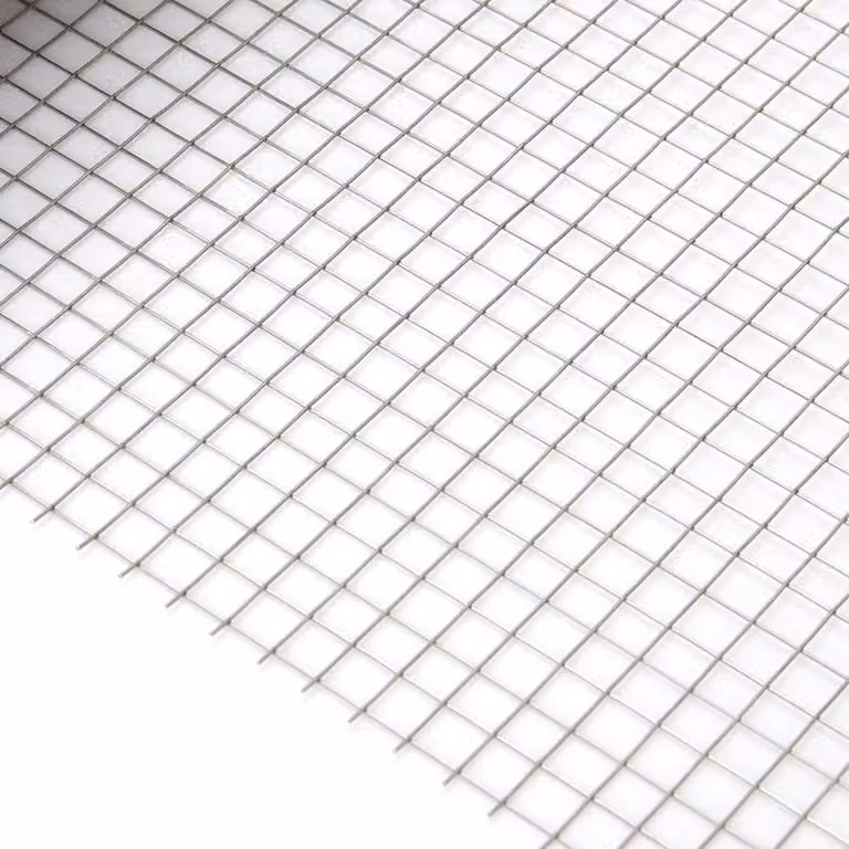 Hinsinc Grey Metal Welded Wire Chicken Coop Fencing Mesh, H: 1.2 m x W: 0.9 m x L: 3 m