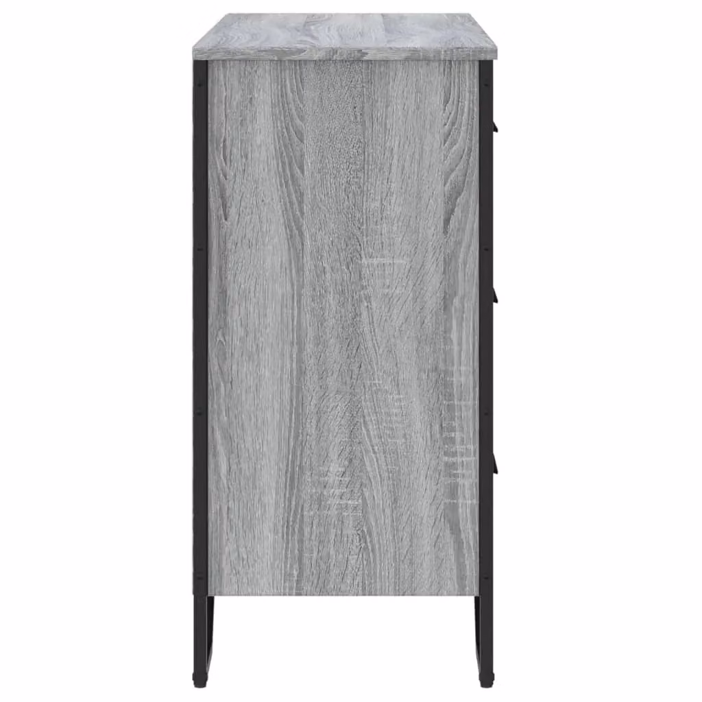 Berkfield Home Grey Sonoma Chest of Drawers, W/D/H: 91 x 35.5 x 74.5 cm – 2